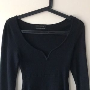 UO // Black Long-Sleeve Dress // Size XS